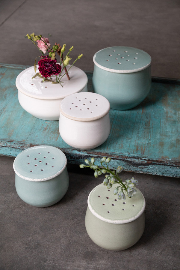 Keramik Wildblumenvase