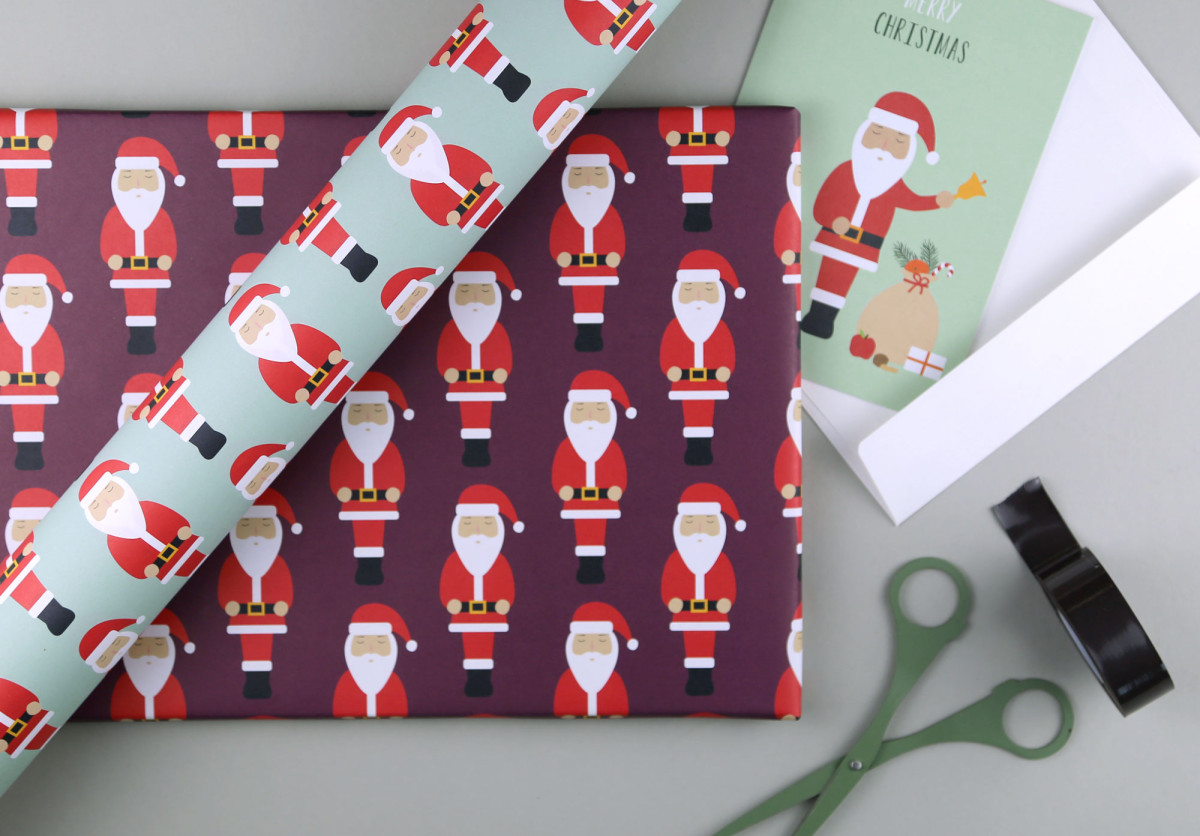 Ausdrucksstarkes Geschenkpapier
