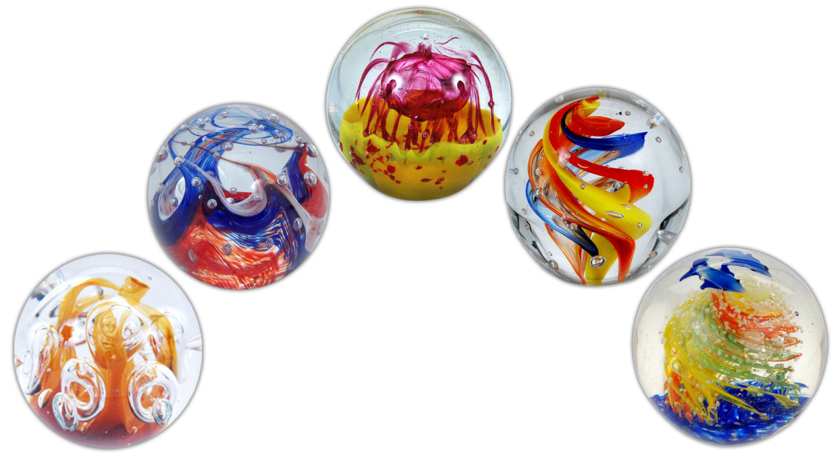 Handgefertigte Paperweights