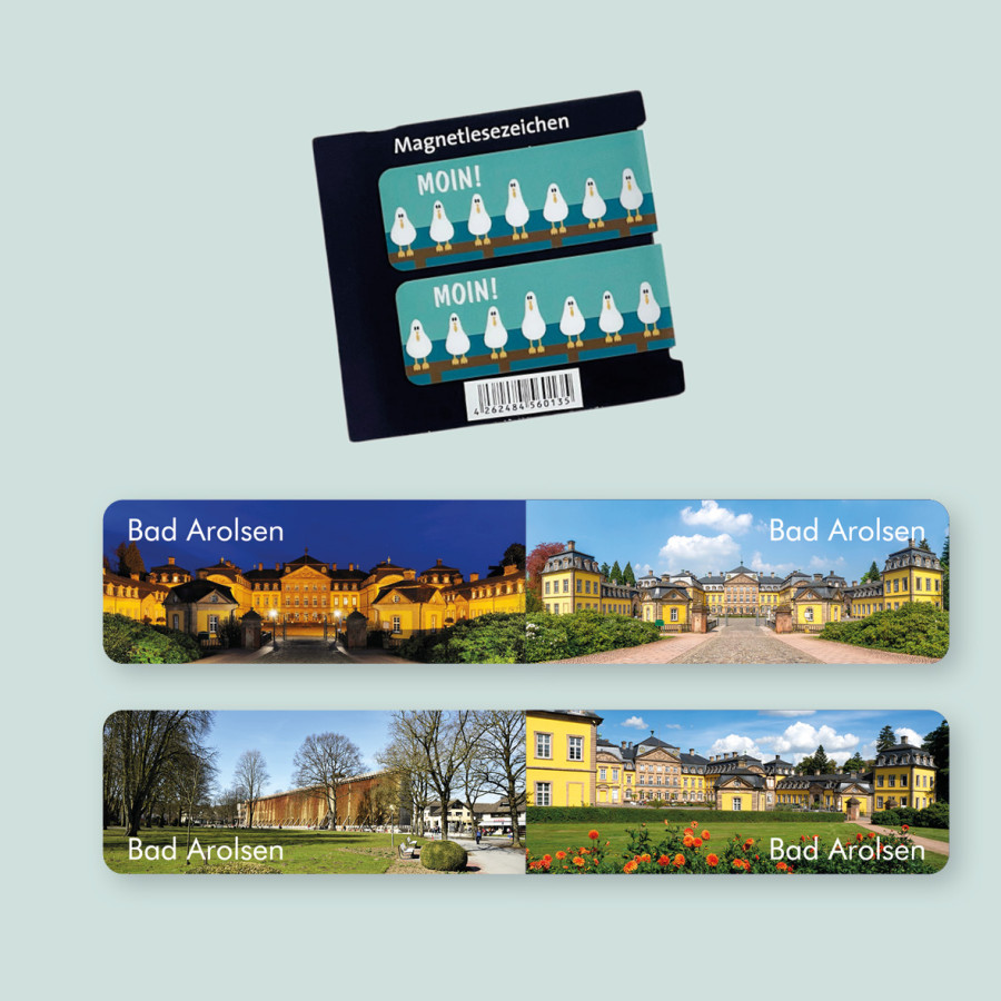 Magnet-Lesezeichen "Magnet-City x 2"