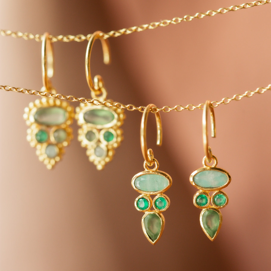 Muja Juma Earrings Green