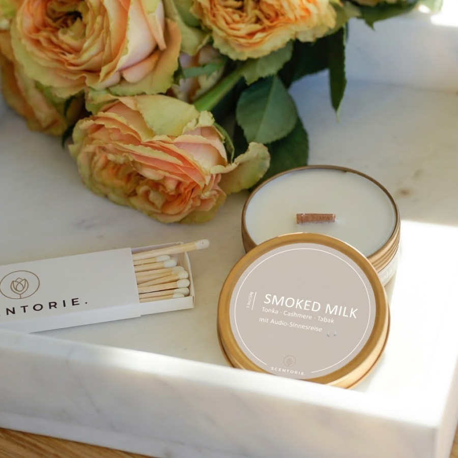 Smoked Milk Travelcandle 110g