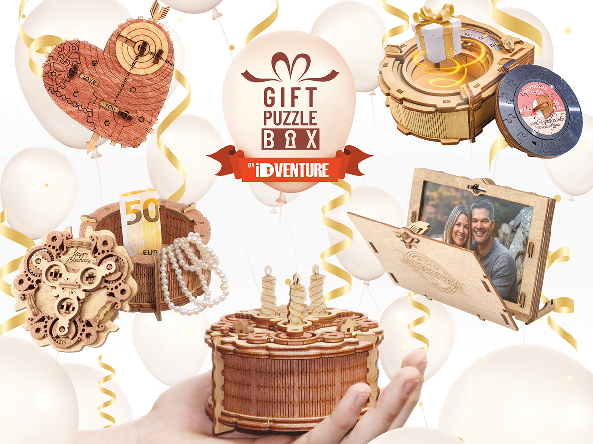Gift Puzzle Boxes