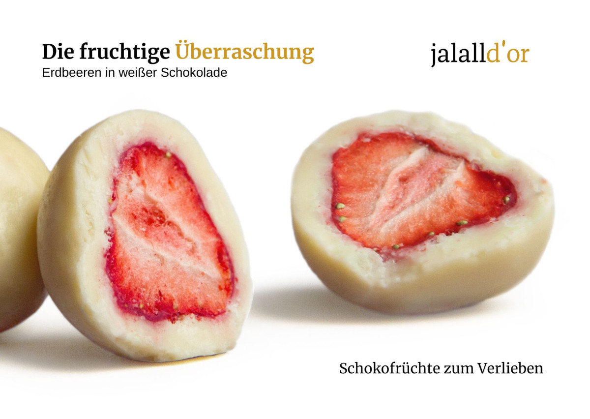 Knackige Erdbeere trifft Schokolade
