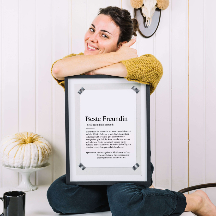 Poster "Beste Freundin"