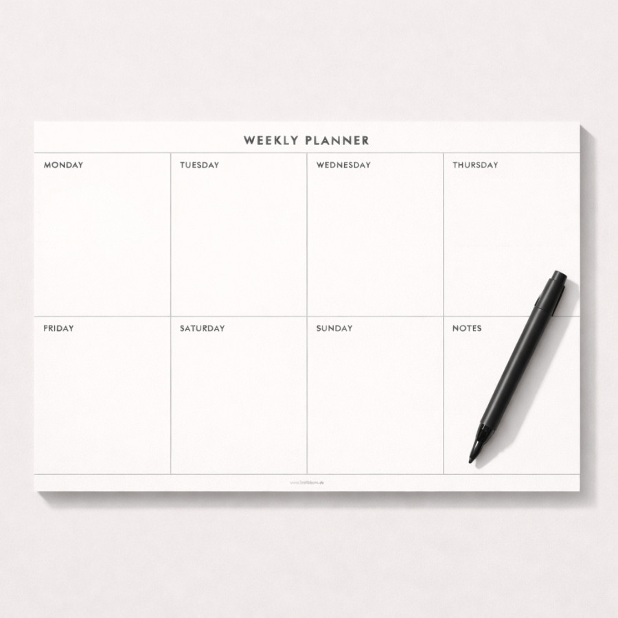 Notizblock "Weekly Planner"