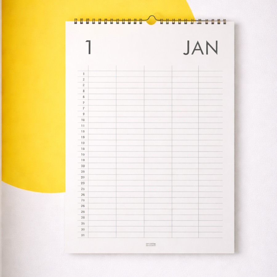 immerwährender Kalender "Yearly Planner"