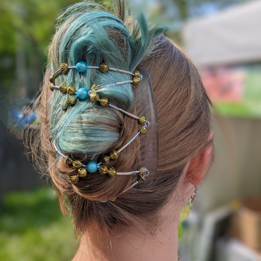 African Butterfly Original Haarschmuck