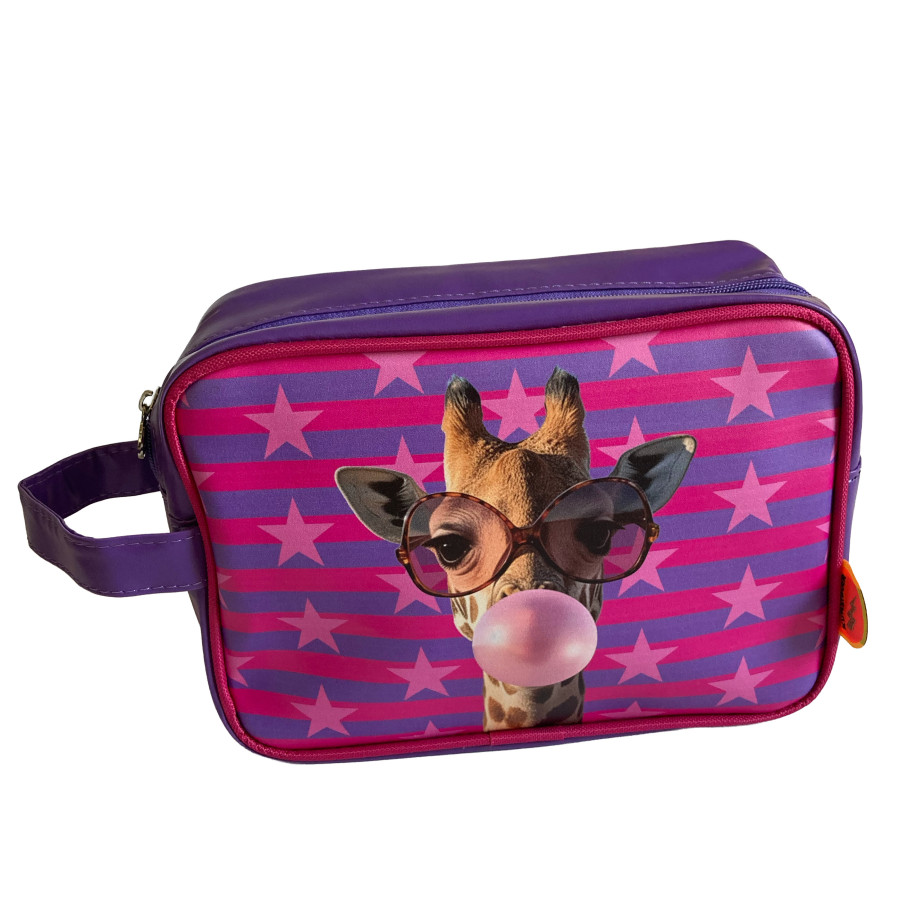 Toiletry bag Giraffe bubble gum