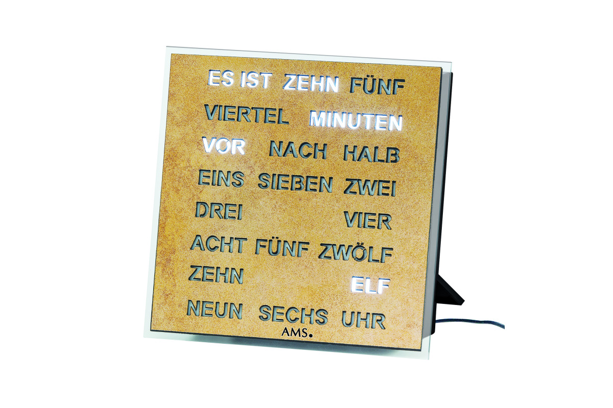 Tisch Uhren WortUhr Intertime