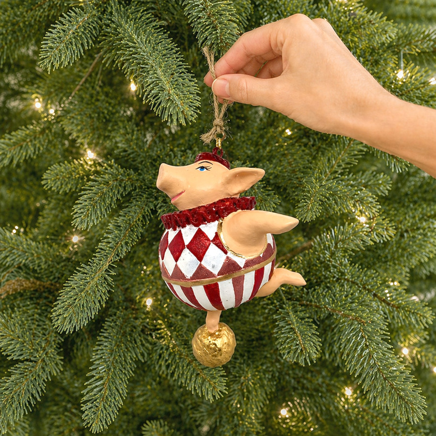 Circus pig, handmade