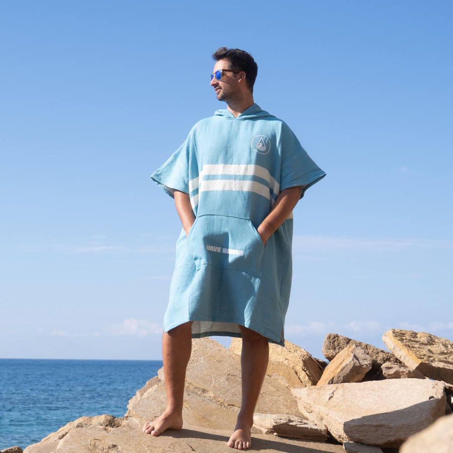 WAVE HAWAII NatureLite-Poncho Stripe