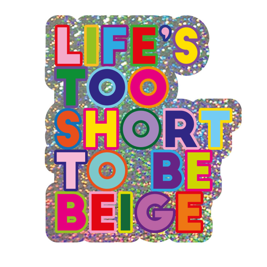 Glitter stickers