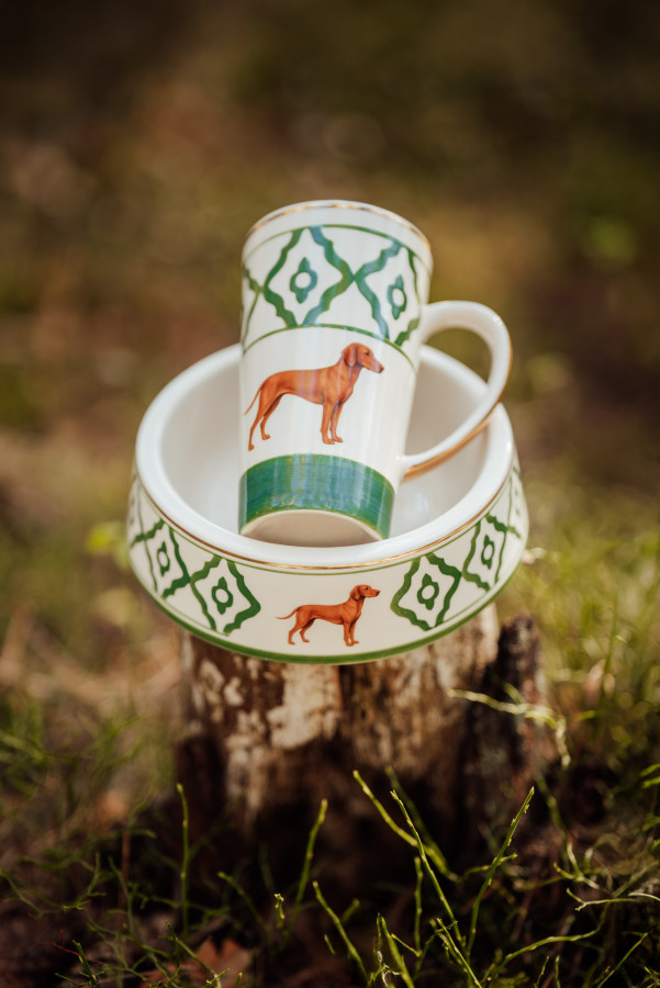 Hudefutternapf&Teetasse Modell Vizsla